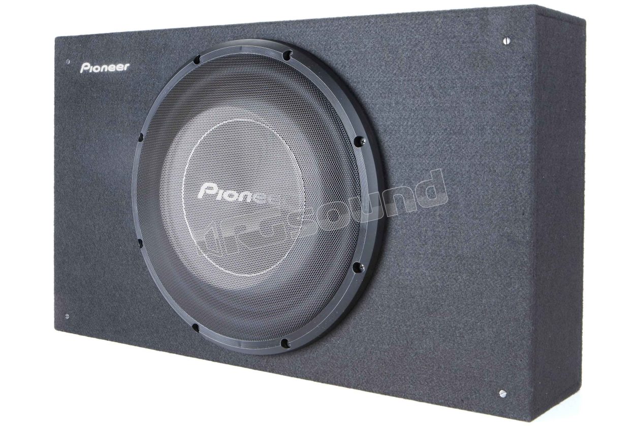 TS-A3000LB 30cm subwoofer in a slim sealed enclosure, suitable for cars and trucks, 400 Watt RMS power Pioneer