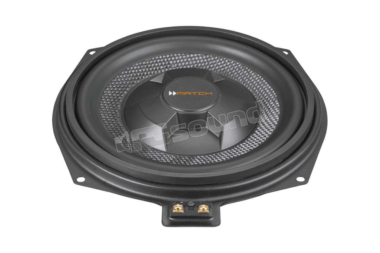 UP W8BMW-S pair of universal 20cm Plug and Play subwoofers for BMW Match