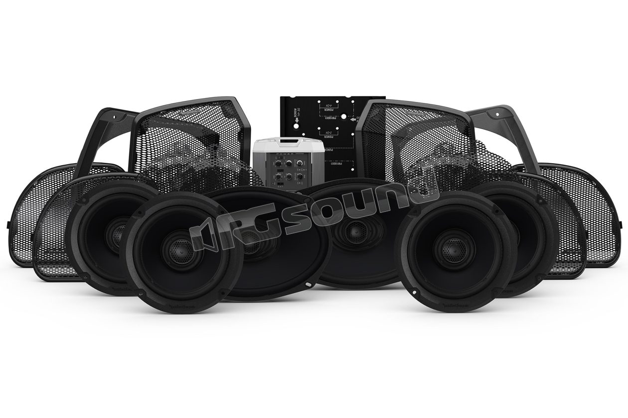 HD14U-STAGE3 6-speaker audio system and amplifier Rockford Fosgate