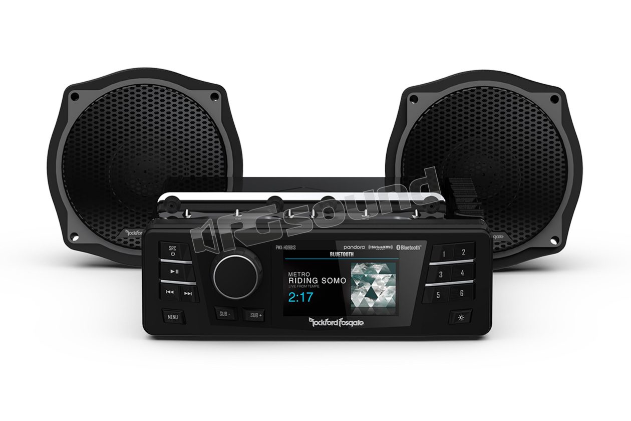 HD9813SG-STAGE1 Audio system with head unit and 2 speakers Rockford Fosgate