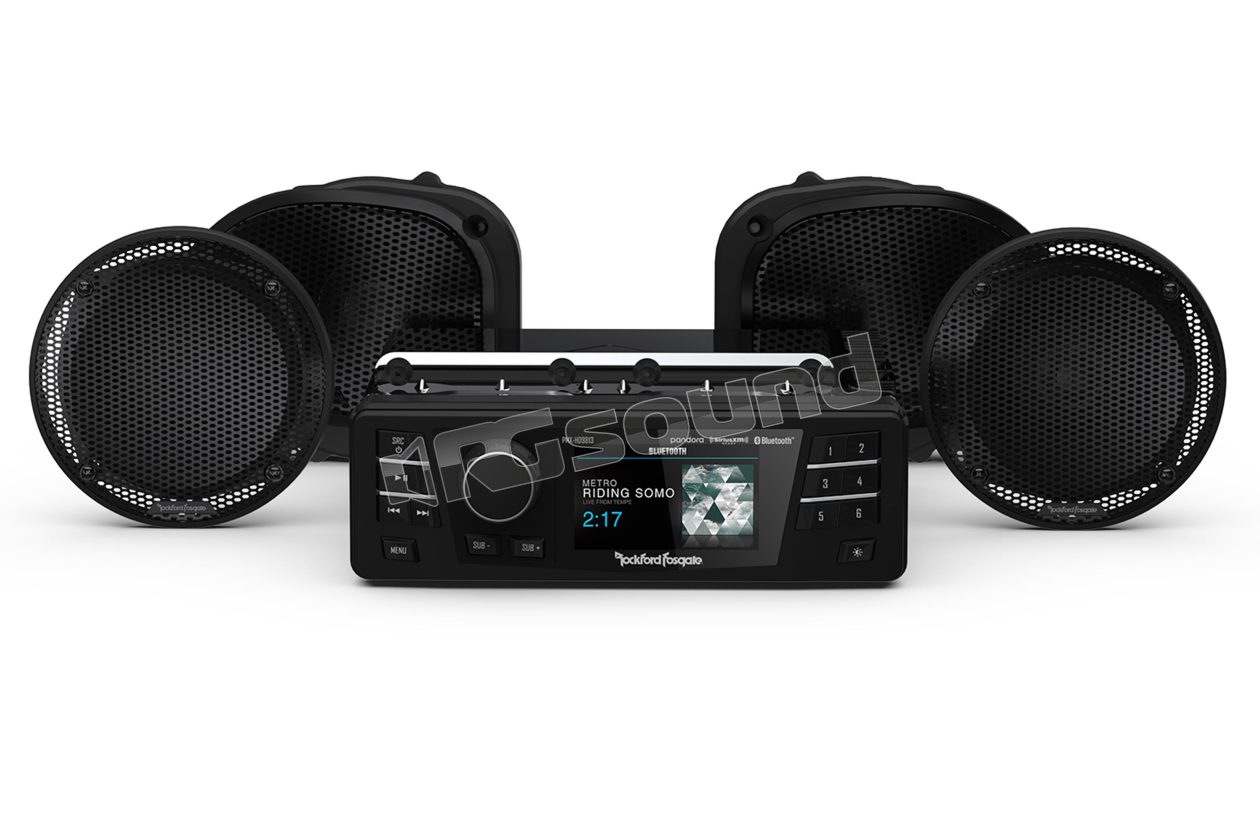 HD9813RGU-STAGE1 Kit with head unit and 4 speakers Rockford Fosgate