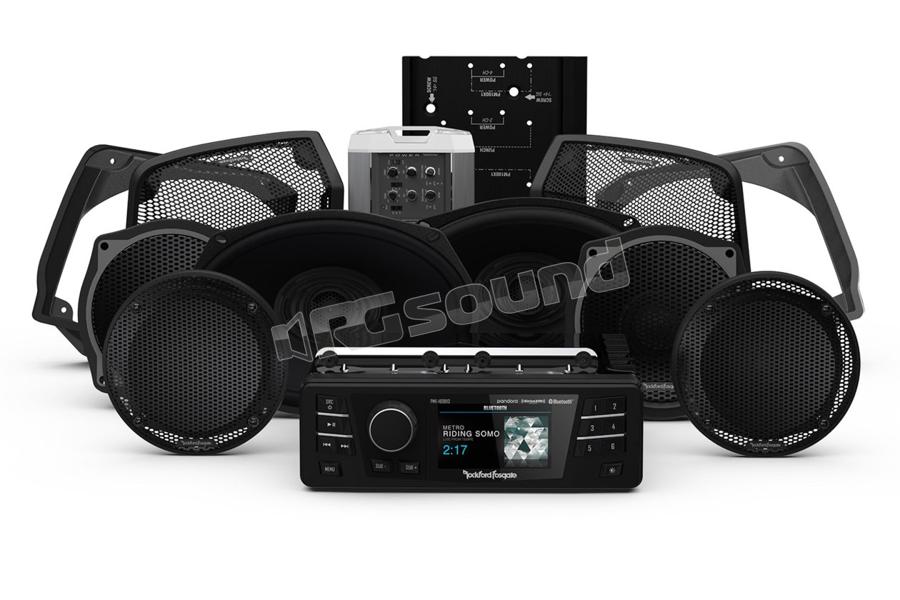 HD9813SGU-STAGE3 Audio system with 6 speakers, head unit, grilles and amplifier Rockford Fosgate