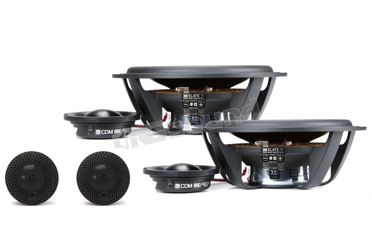 ELATE Ti 603 ACTIVE high-end three-way system with 165mm woofer, 85mm midwoofer, 45mm tweeter, without crossover Morel