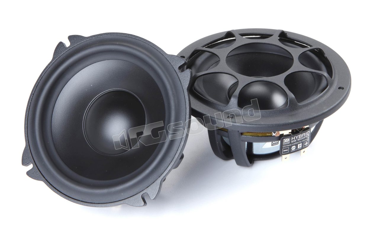 HYBRID MW 5 pair of 13cm woofers, Hexatech voice coil, high efficiency Morel