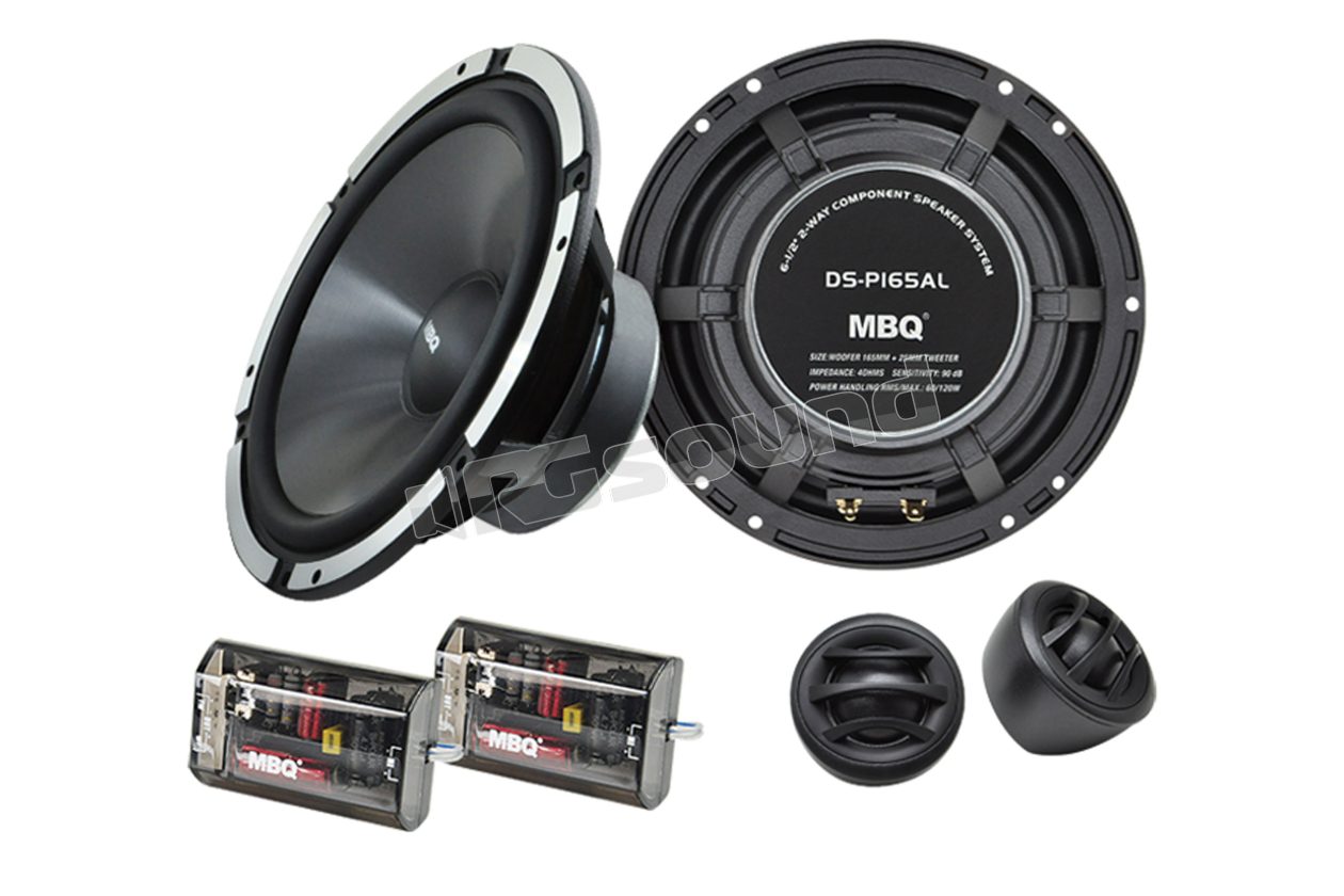 DS-P165AL 2-way system with 165 mm woofer to replace factory speakers MBQ