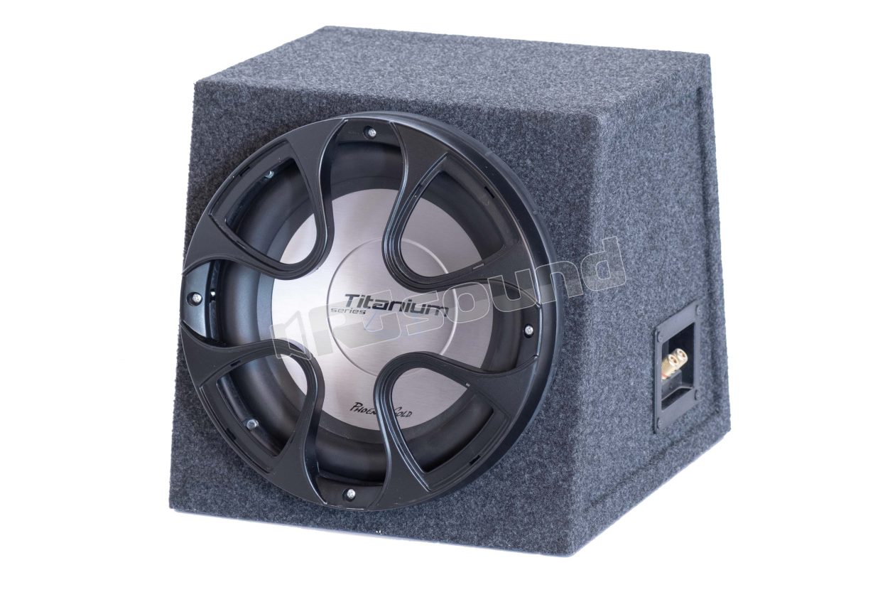 Phoenix Gold Titanium Series usato 25cm subwoofer in sealed enclosure, used product RG Sound