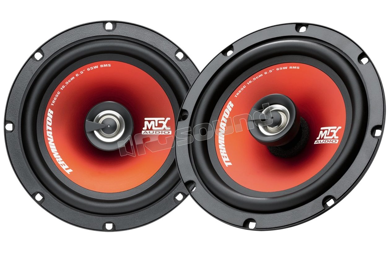 TR 65C 165 mm 2-way coaxial speakers with grilles MTX audio