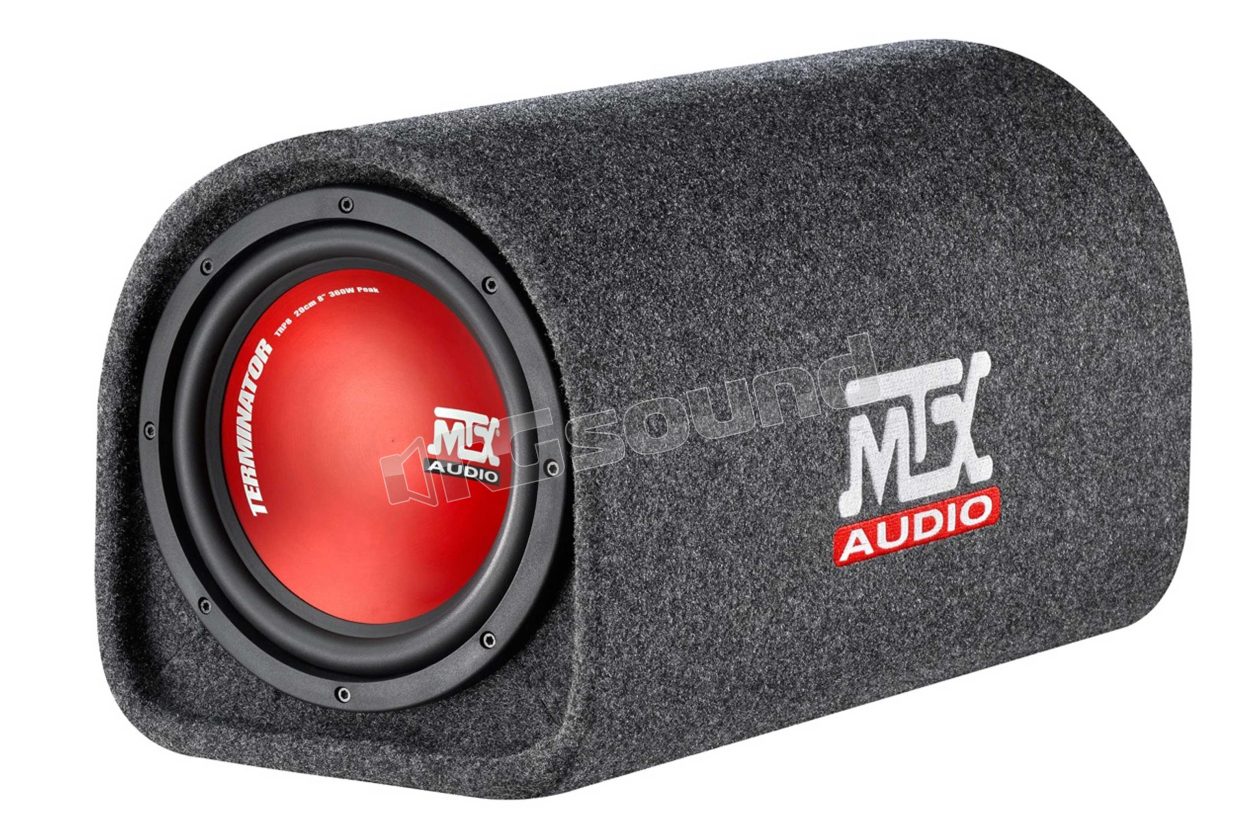 TRT 8P 20cm tube subwoofer in bass reflex enclosure with remote control MTX audio