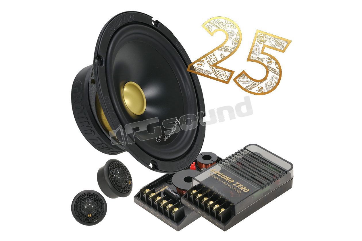 GZRC 165 ANNIVERSARY-25 SQ limited edition 2-way speaker kit Ground Zero
