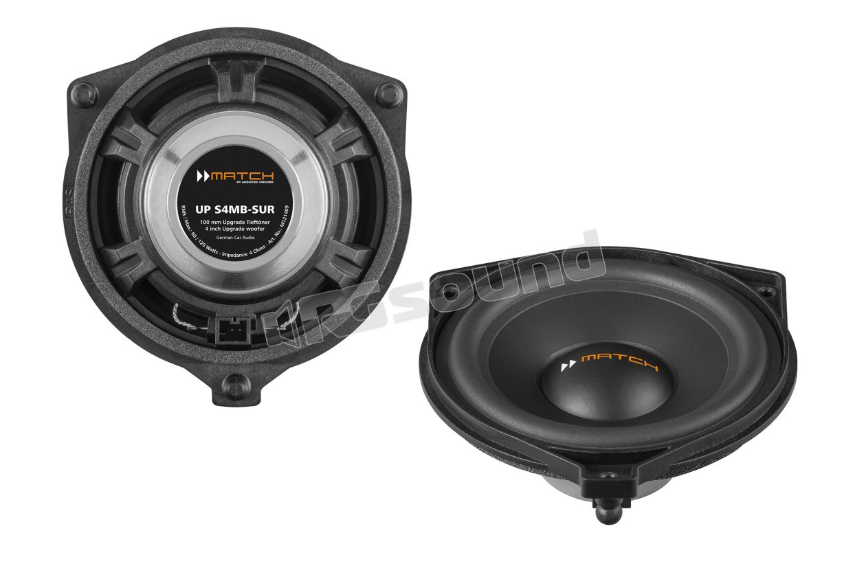 UP S4MB-SUR 10cm midwoofer pair for Mercedes Match