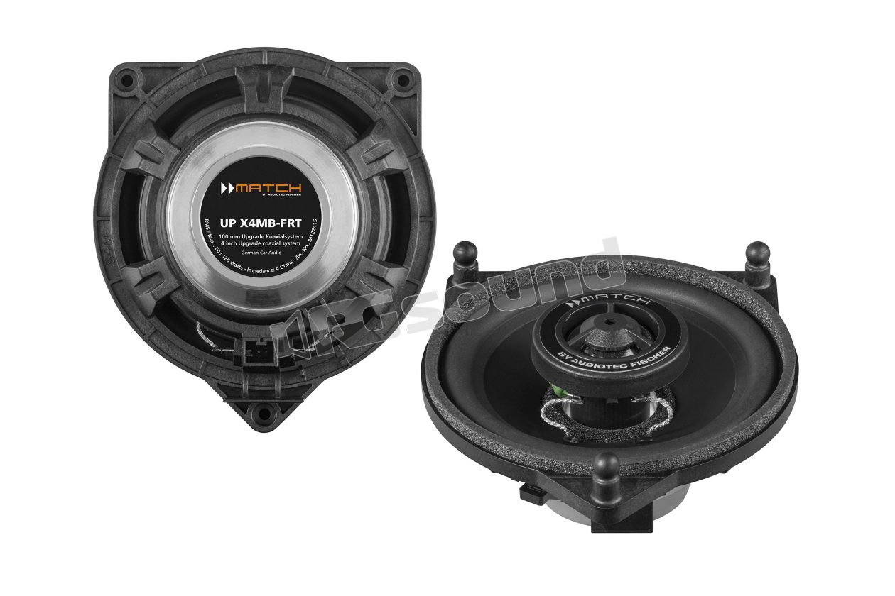 UP X4MB-FRT pair of 10cm speakers for Mercedes front doors Match