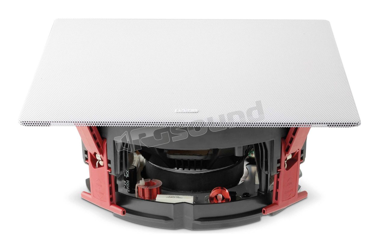 300ICW8 2-way in-wall or in-ceiling coaxial, Flax cone and inverted dome tweeter Focal