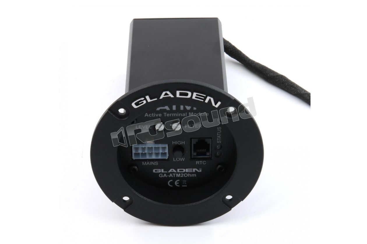 ATM 2 Ohm Active module for subwoofer in an enclosure, replaces the terminal cup Gladen