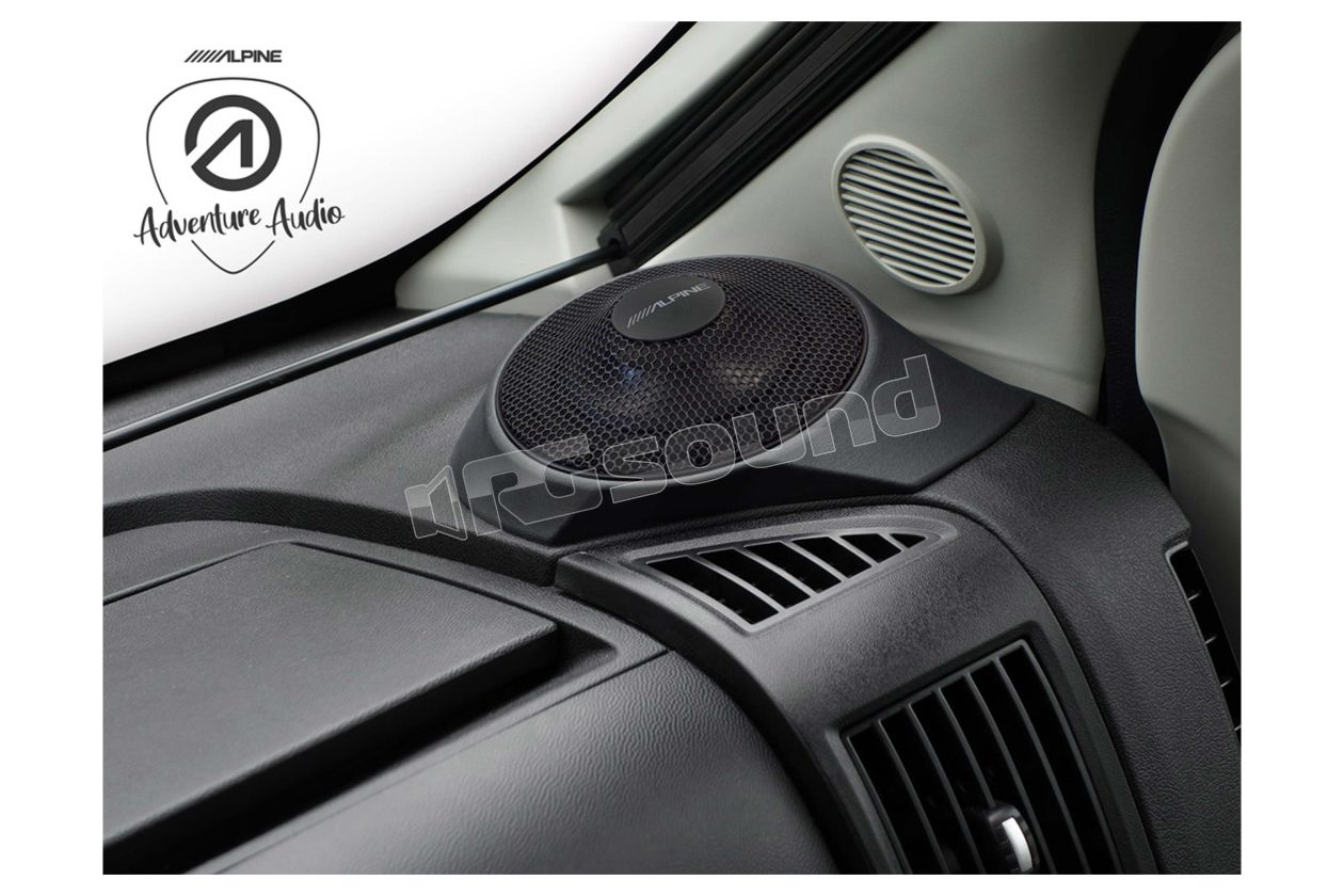 SPC-R100-DU Radial dashboard speakers for Fiat Ducato, Citroën Jumper and Peugeot Boxer Alpine