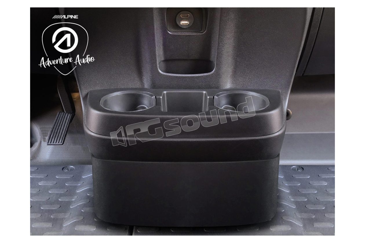 SWC-D84S dedicated subwoofer for Fiat Ducato, Citroën Jumper and Peugeot Boxer campers Alpine