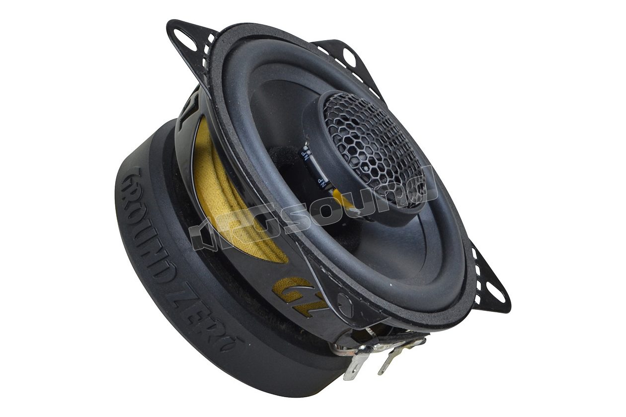 GZRF 4.0SQ 10cm 2-way Sound Quality coaxial speakers at 3 Ohm Ground Zero