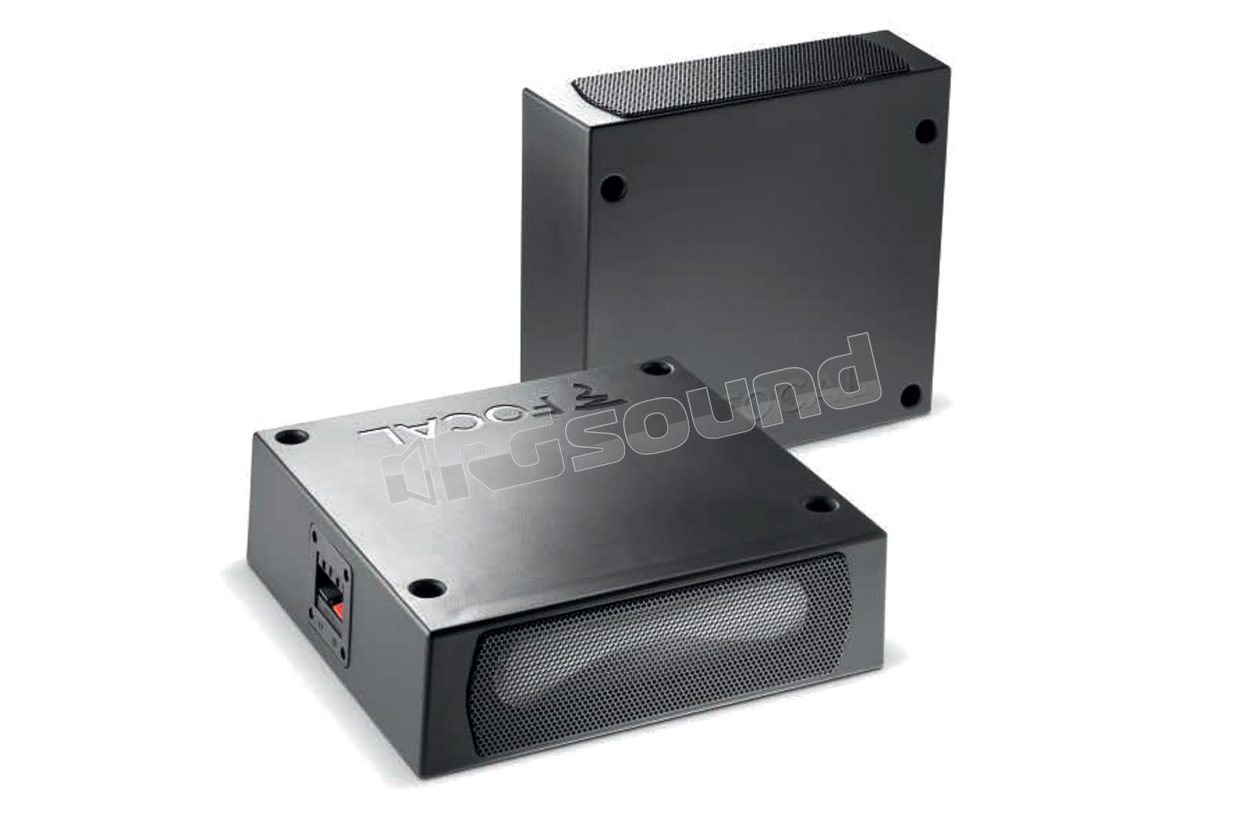 ISUB TWIN Pair of ultra-compact passive subwoofers for under-seat or trunk installation Focal