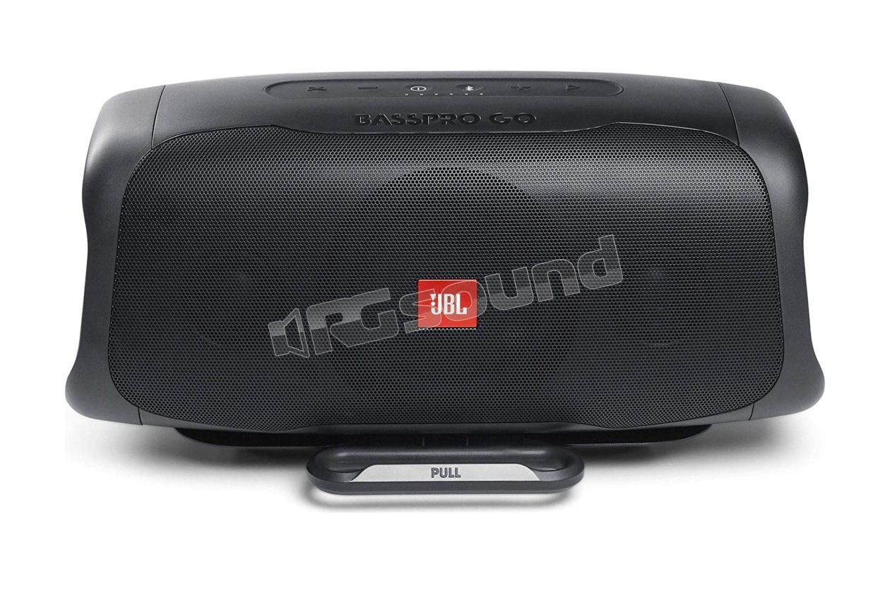 BASSPRO GO powered car subwoofer and portable Bluetooth speaker JBL