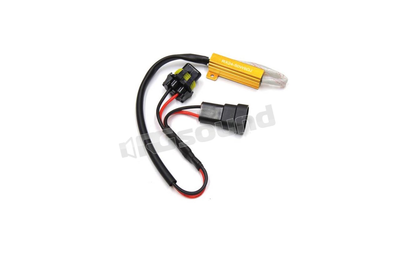 HID-50 COPPIA DI RESISTENZE SPEGNISPIE CON PLUG XENON BlackLight
