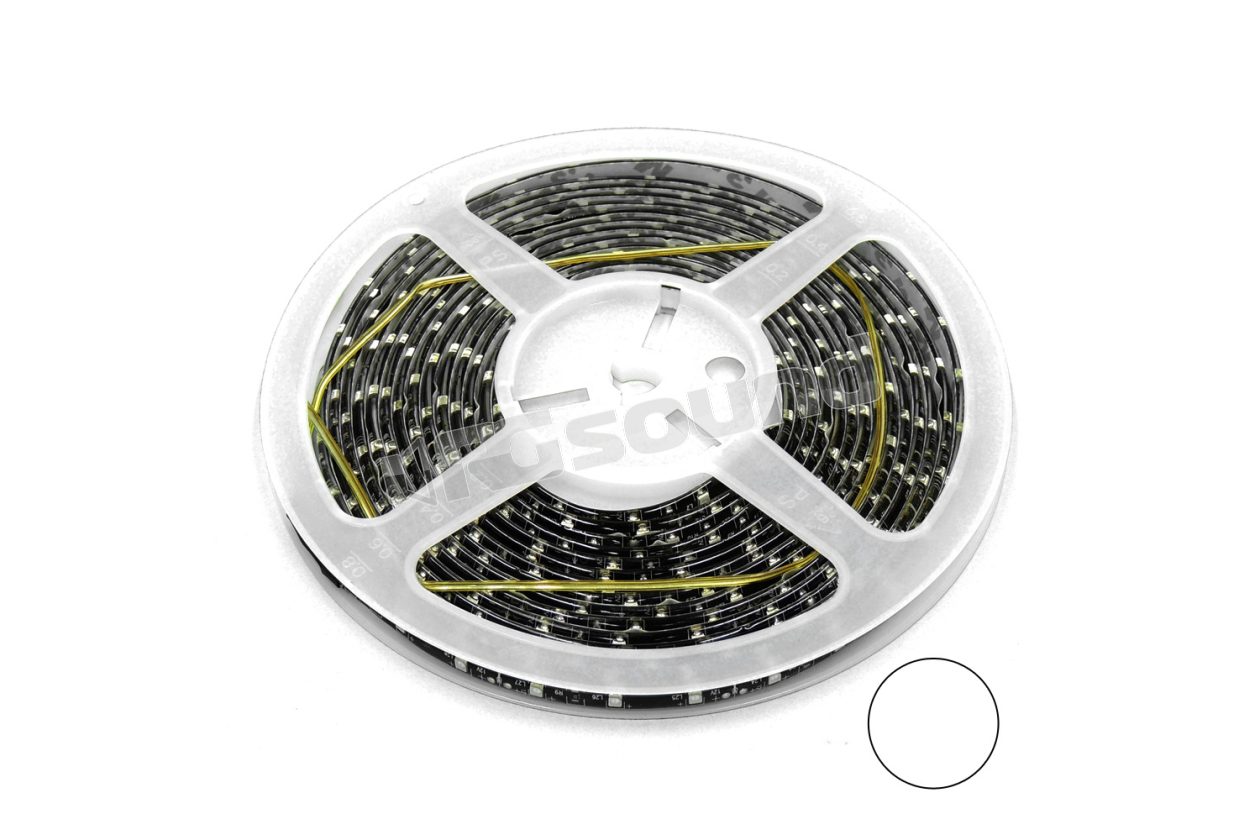 LED-206 STRISCIA LED 5MT 12V 300XLED 5050 BIANCO BlackLight
