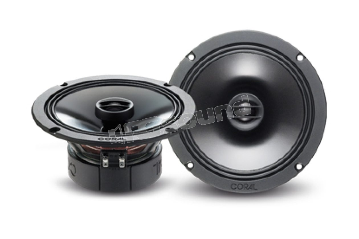 MC 165 pair of car coaxial speakers from the Monza series, 160 Watt max power Coral Electronic