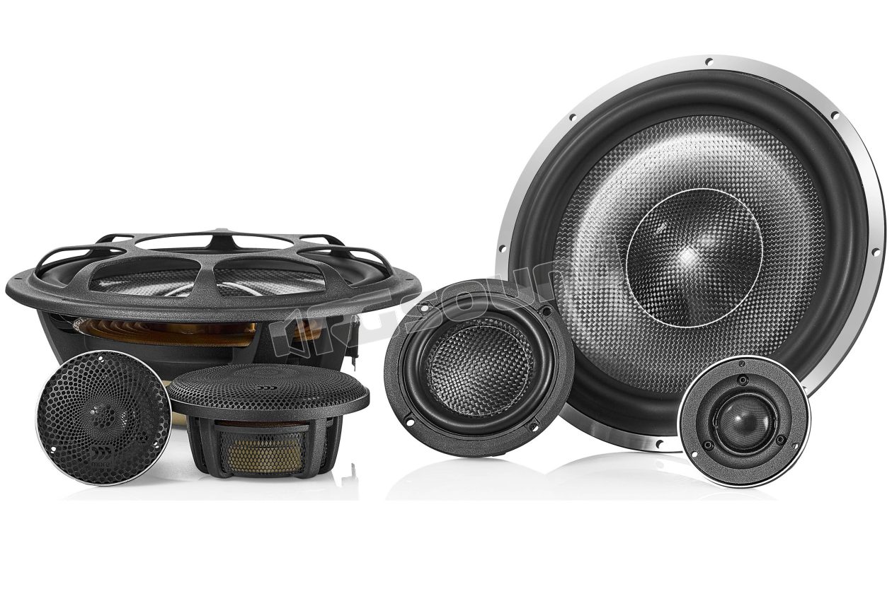 ELATE CARBON PRO 93A HQ 3-way active speaker system with 220mm woofer Morel