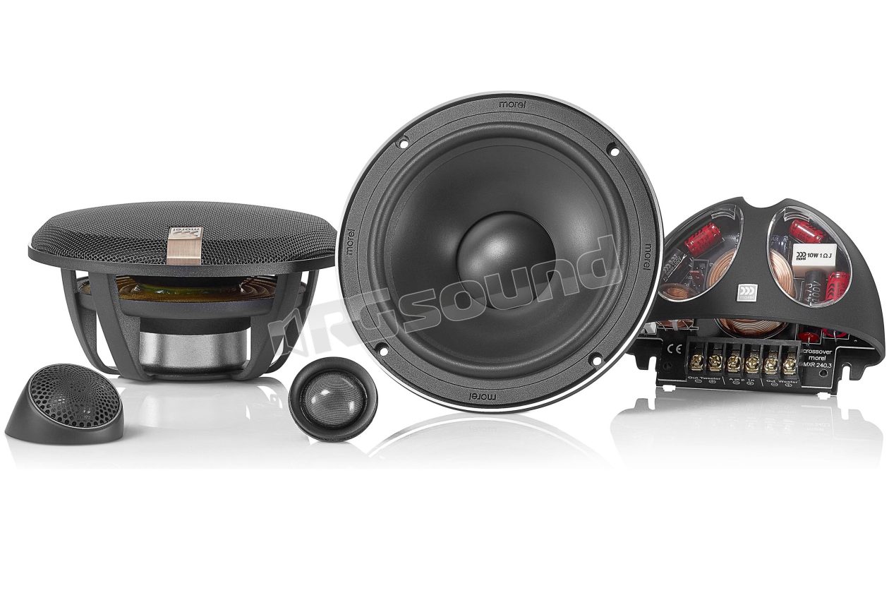HYBRID 62 165 mm two-way speaker kit, tweeter and MXR240.4 crossover Morel