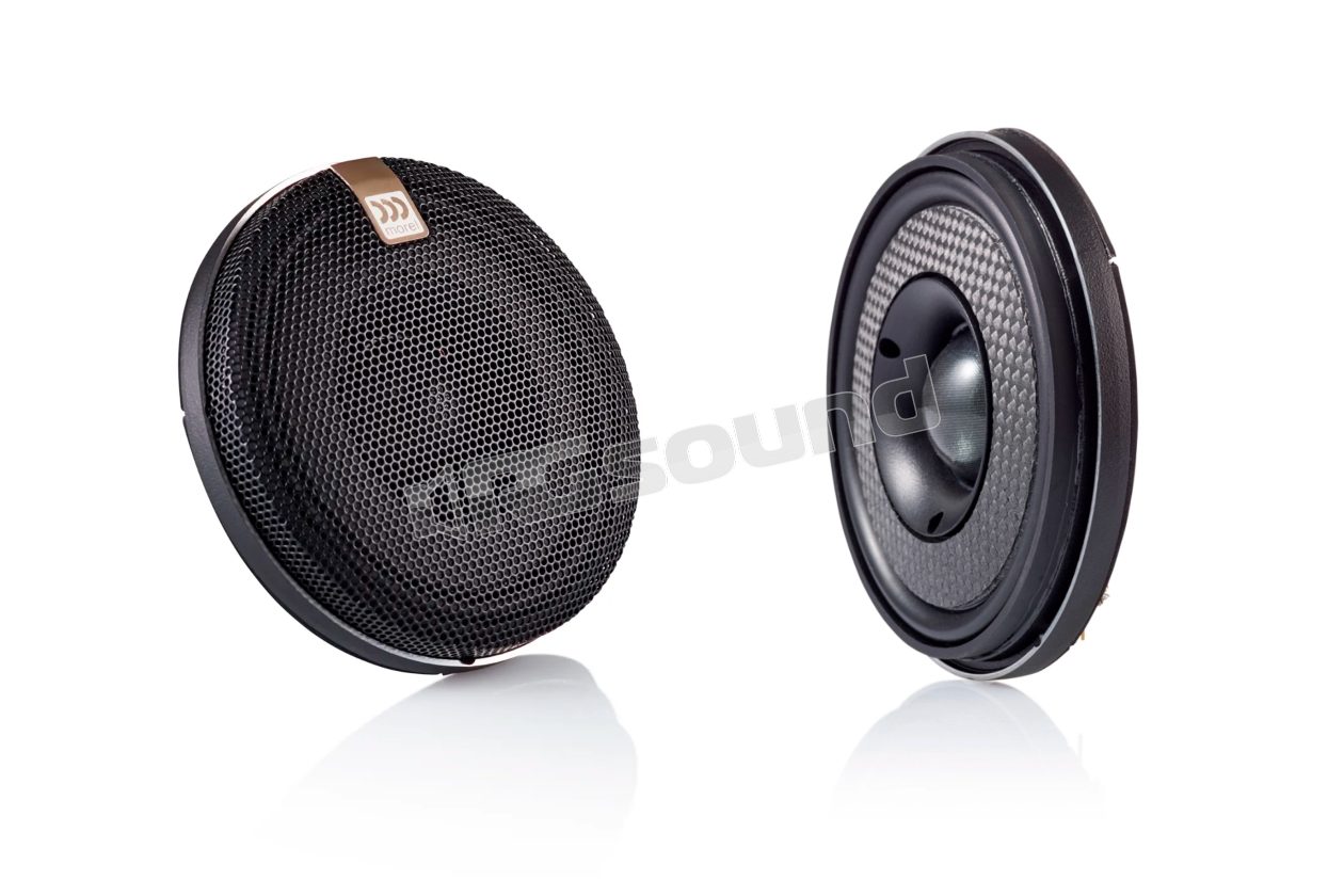 Virtus Nano Carbon Integra 42 2-way speaker kit with ultra-slim 10cm point-source woofers Morel