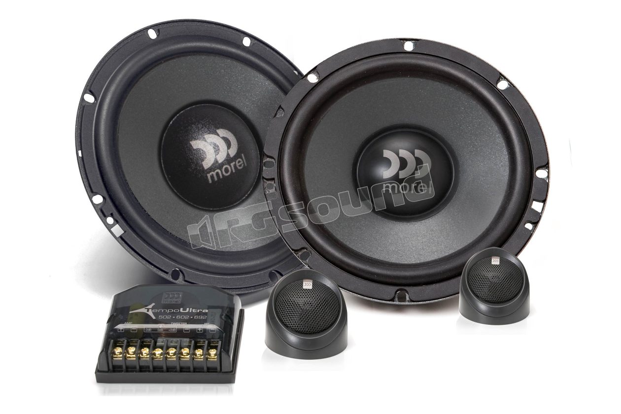 TEMPO Ultra 602 MKII Two-way kit with Woofer, Tweeter, MXR Crossover Morel
