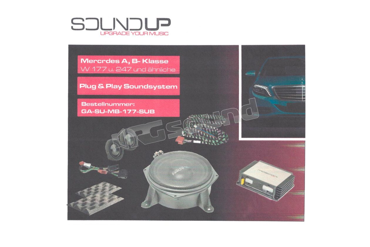 SU-MB-177-SUB Audio system for Mercedes GLA Mosconi