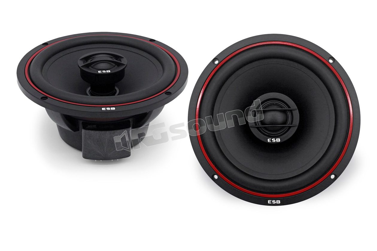 3.165C altoparlanti a 2 vie convertible in coassiali, woofer 165mm ESB car audio