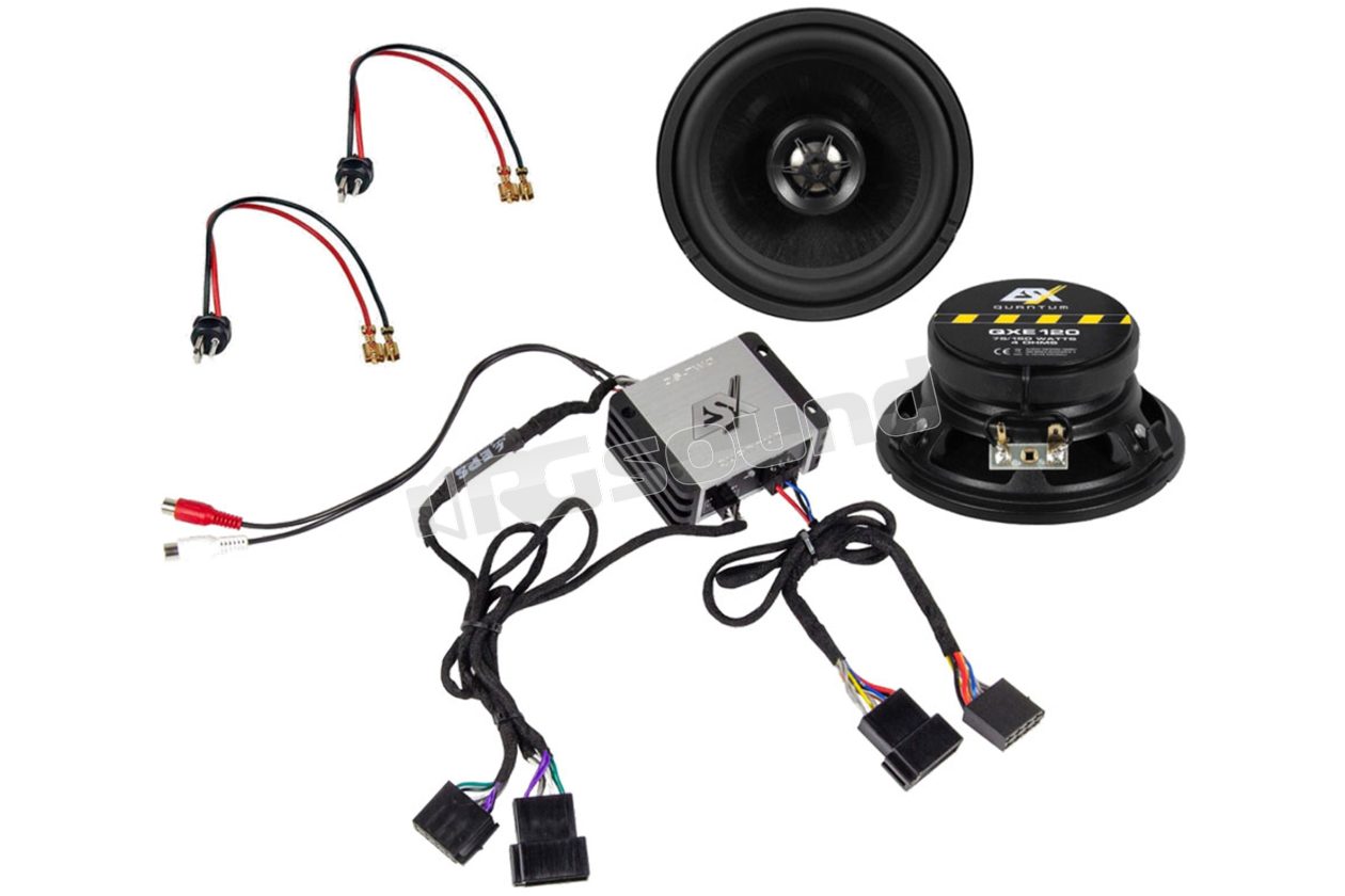 Q-W124 amplifier and speaker kit for Mercedes W124 ESX