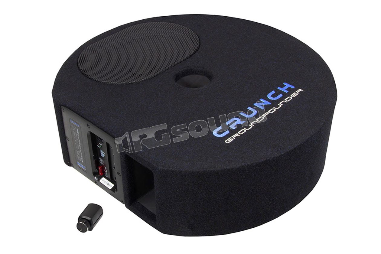 GP690V2 15 x 23 cm (6 x 9") active subwoofer designed for the spare wheel well Crunch