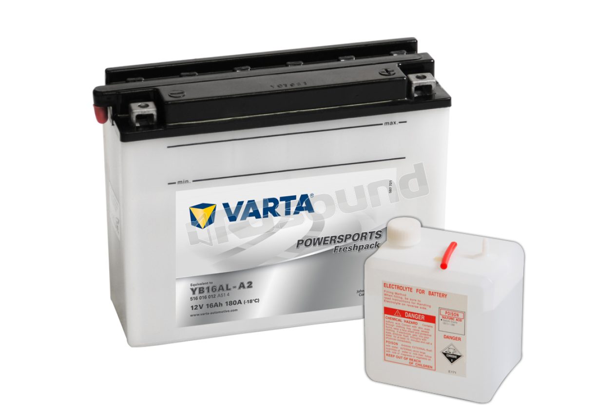 B16AL-A2 516016018 - Batteria 12V con 16 Ah Varta