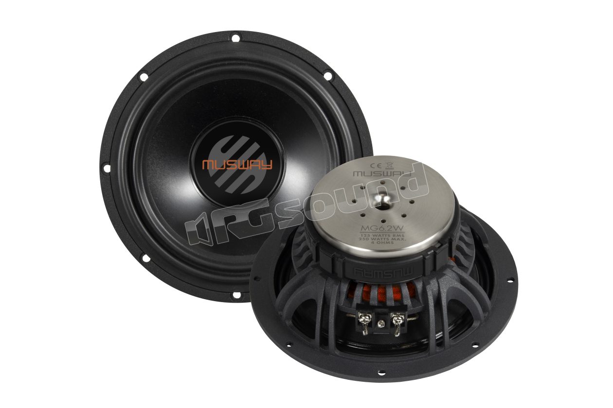 MG6.2W 16.5 cm (6.5”) kickbass speakers MUSWAY