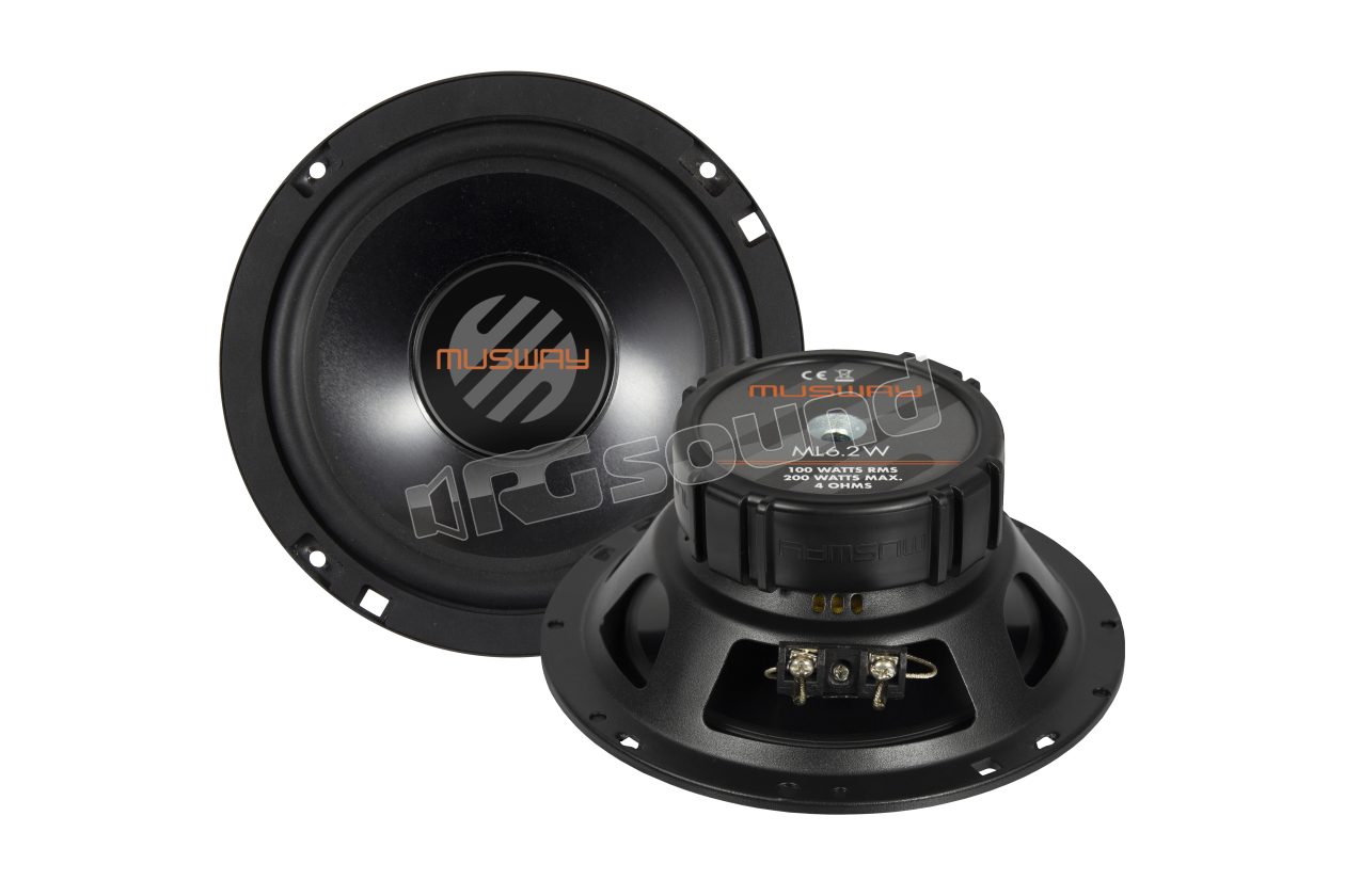 ML6.2W 16.5 cm (6.5”) kick bass speakers MUSWAY