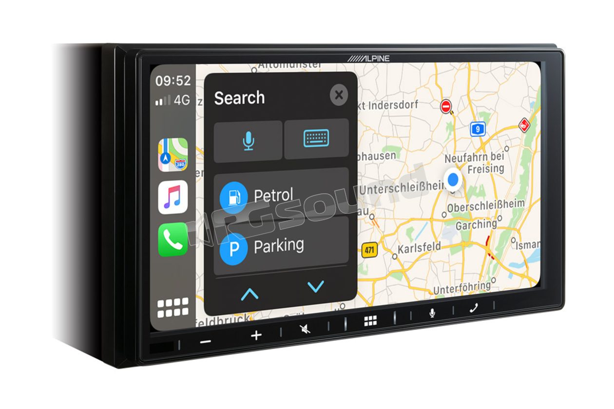 iLX-W690D monitor 7'' con profondità ridotta, DAB+, Bluetooth, USB, Apple CarPlay e Android Auto Alpine