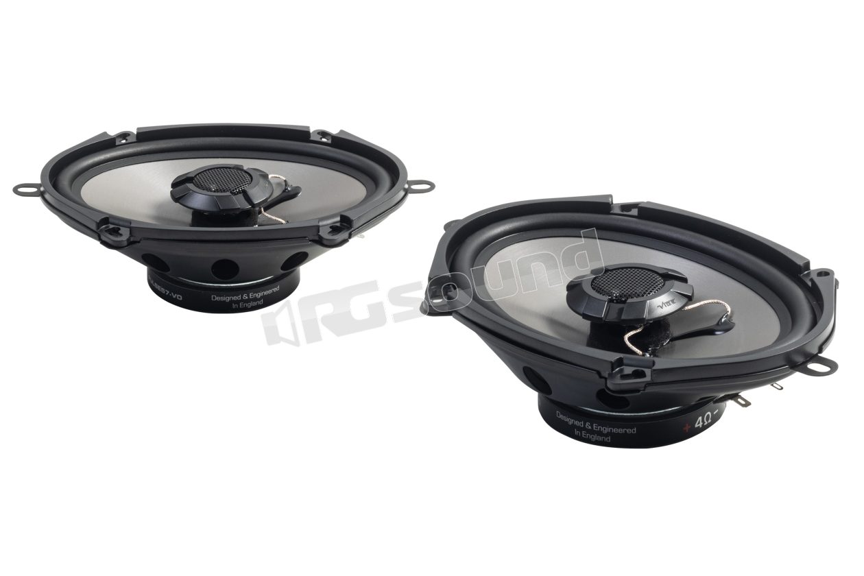 PULSE57-V0 pair of entry level 5x7'' coaxial speakers VIBE British Audio