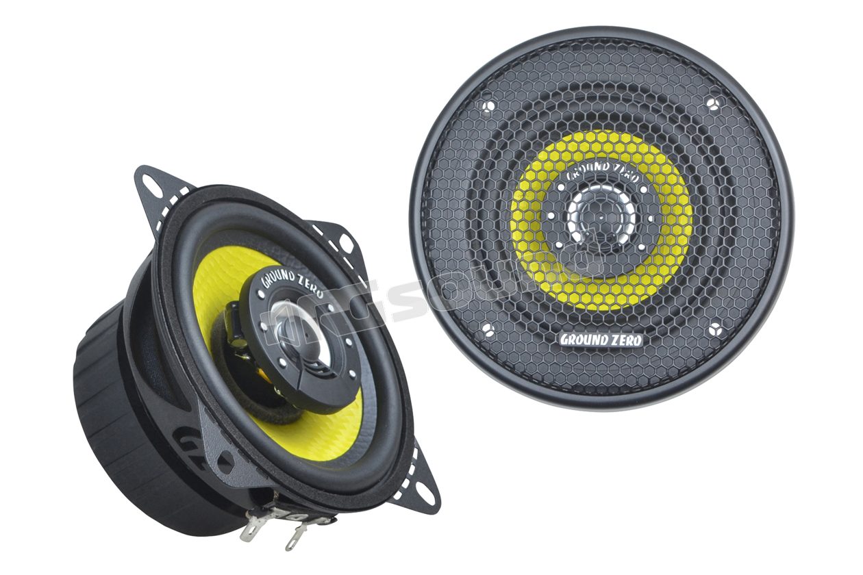 GZTF 4.0X 100mm 2-way coaxial speakers Ground Zero