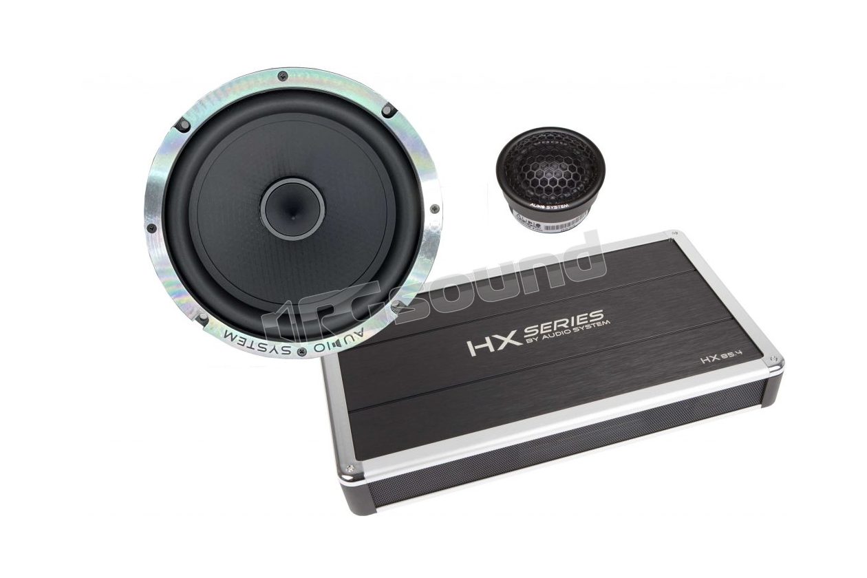 HX 165 PHASE PRO AKTIV EVO 3 165mm 2-way kit, PHASE HX series, with amplifier Audio System