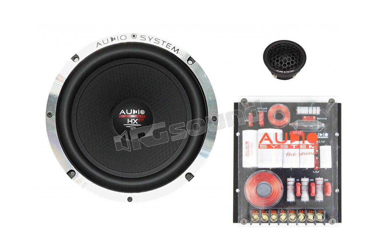 HX 165 DUST EVO 3 165mm 2-way component kit, HX series Audio System