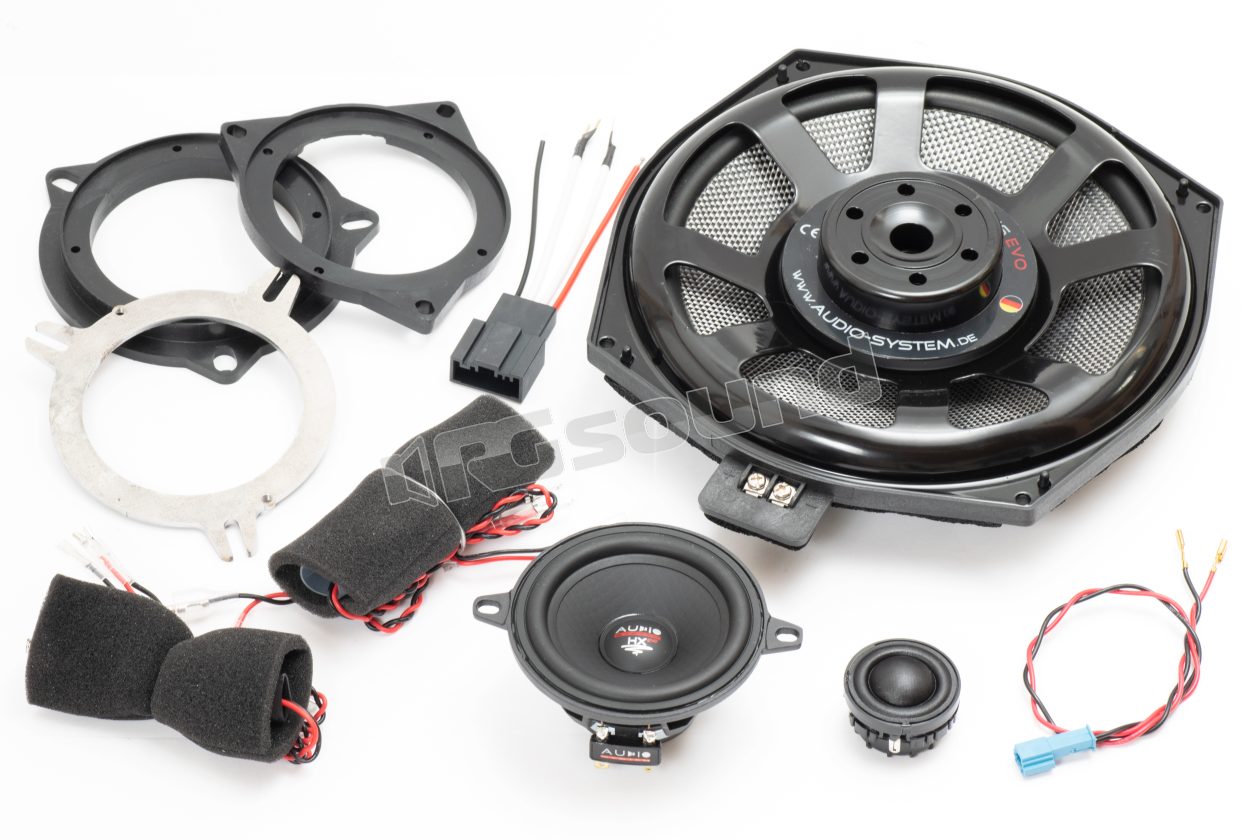 HXFIT BMW UNI EVO 3 partially active 3-way front audio system for BMW Audio System