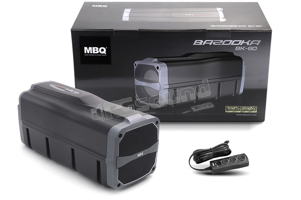 BK 60 active subwoofer, bazooka design 165 mm MBQ