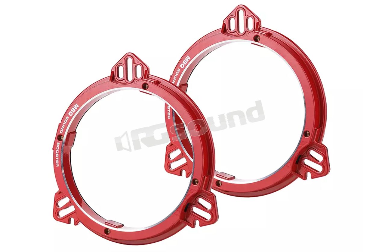SAR-006 pair of 165mm aluminum speaker adapters for Nissan, Toyota and universal applications MBQ