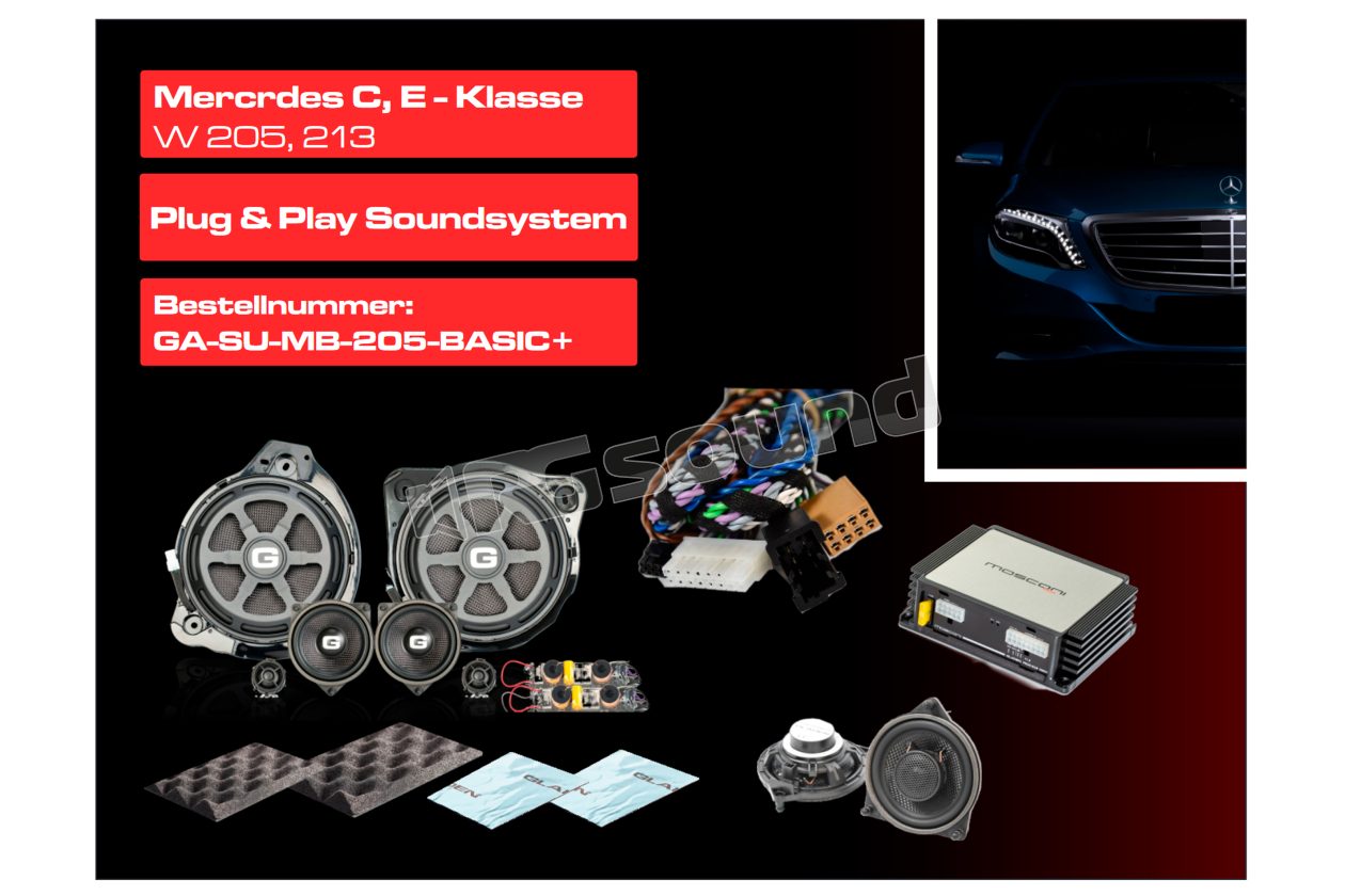 SU-MB-253-BASIC SoundUp package for Mercedes GLC W253 series Mosconi