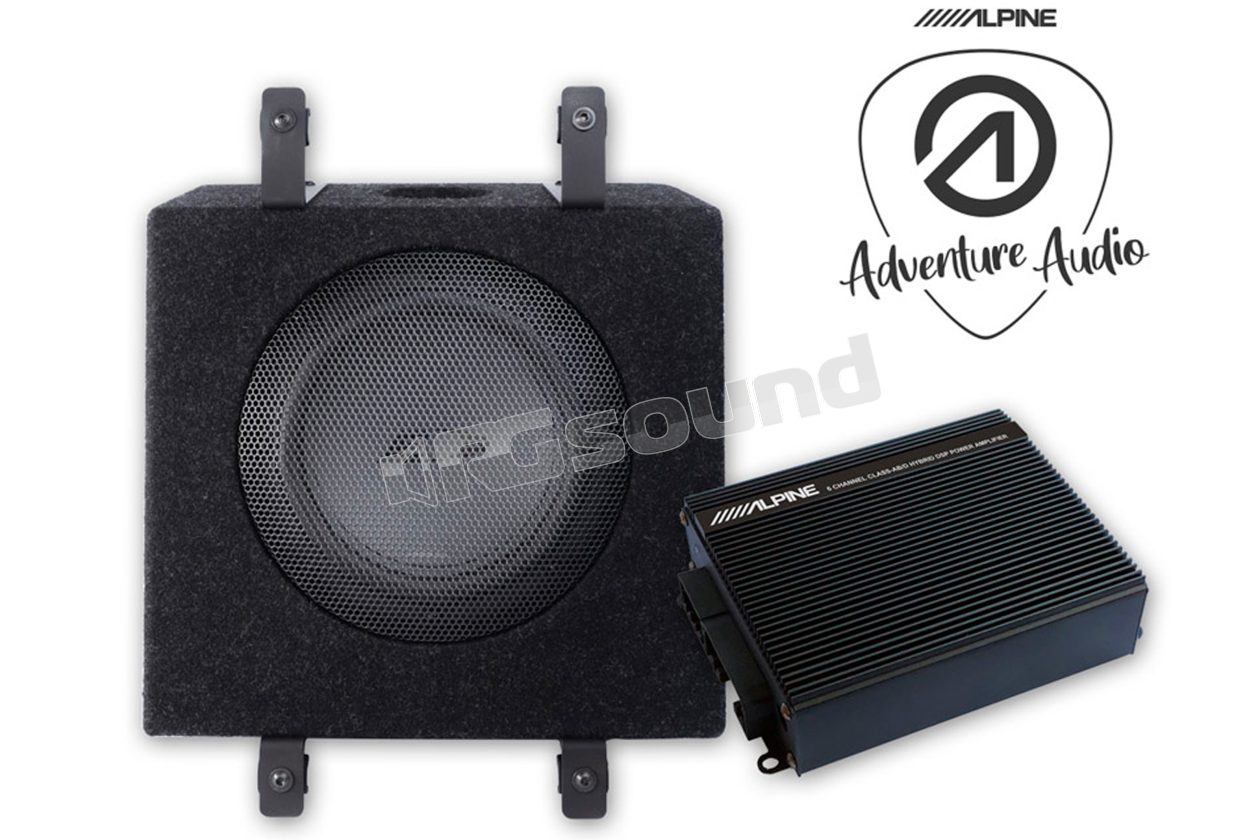 SPC-W84AS907 subwoofer & DSP amplifier for Mercedes Sprinter 907/910 (with OEM HU) Alpine