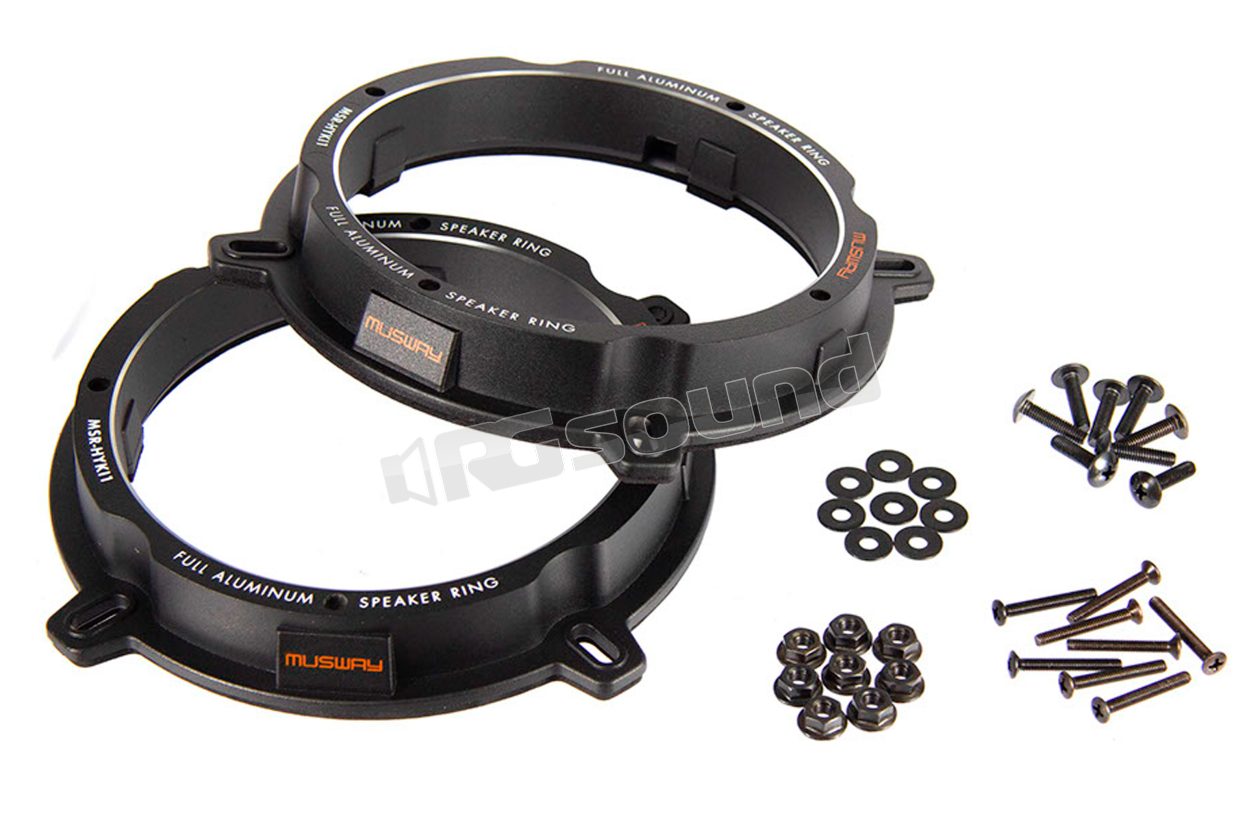 MSR-HYKI1 16.5 cm aluminum speaker adapters for HYUNDAI and KIA MUSWAY