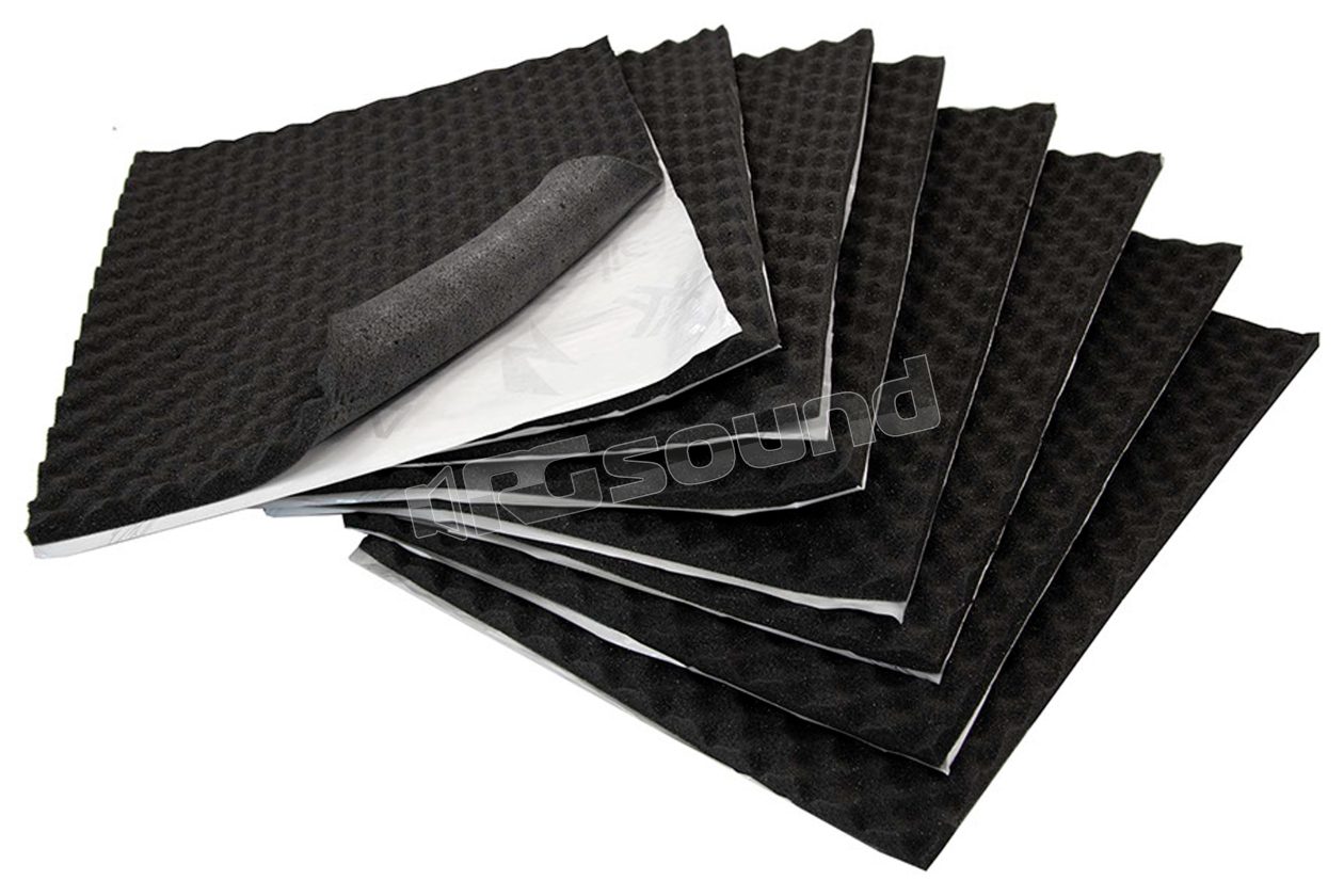ZSQ15 sound-absorbing acoustic foam, pack of 8 sheets 500 x 370 mm, 15 mm thick Hifonics