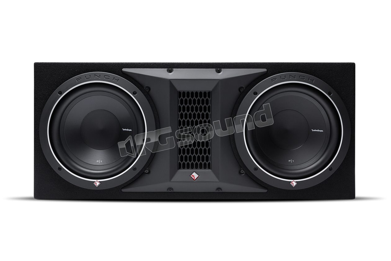 P1-2X10 dual 25 cm subwoofer in ported enclosure Rockford Fosgate