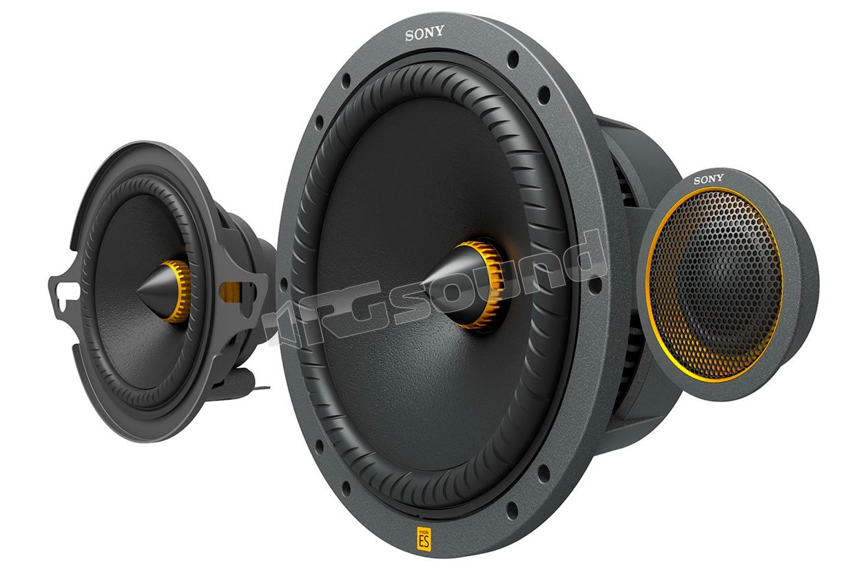 XS-163ES 165mm 3-Way Speaker Kit Mobile ES Series Sony